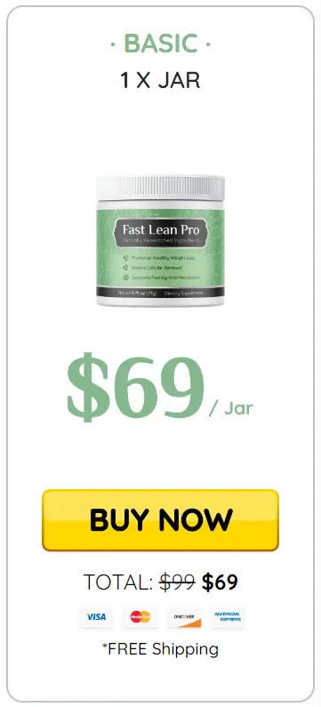 Fast Lean Pro 1 bottle